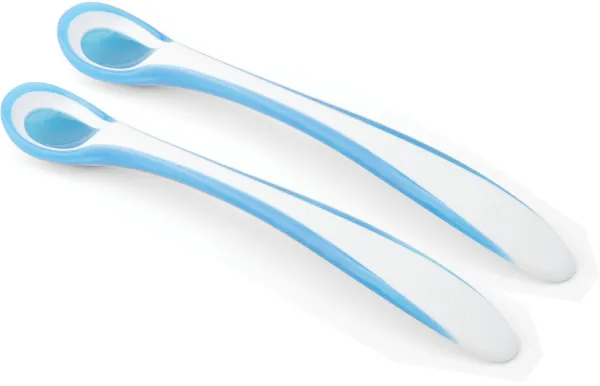 EasyEating blå - 2 termosensitive skeer